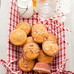 Butternut- Walnut Artisan Muffins