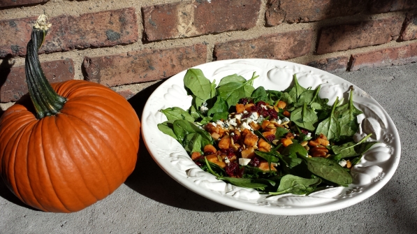 pumpkin harvest salad