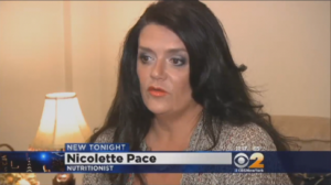 Nicolette Pace on CBS channel 2 in New York