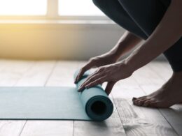 young woman doing yoga